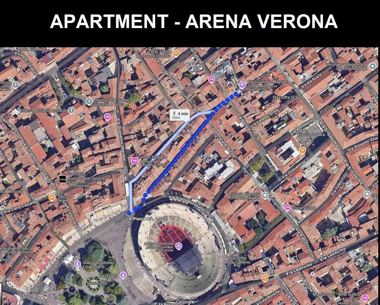 Panzió Arena Suite Mazzini Verona Centro